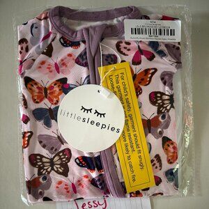 Little Sleepies Butterfly Wishes Preemie Zippy